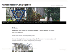 Tablet Screenshot of nairobisynagogue.org